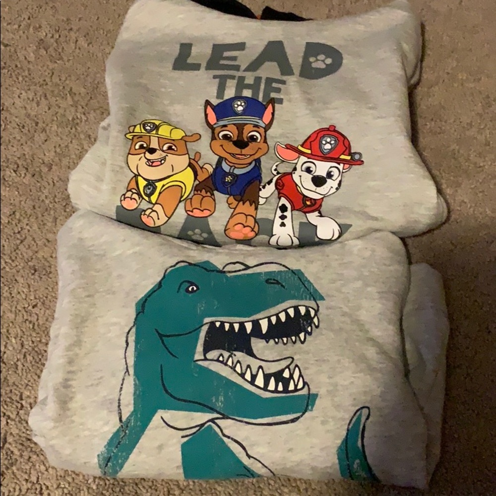 2 Boys Graphic Hoodies